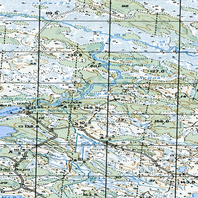 Avenza Systems Inc. Soviet Genshtab map - p36-007/008--(1985) - Russia digital map