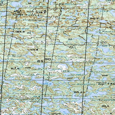 Avenza Systems Inc. Soviet Genshtab map - p36-009/010--(1985) - Russia digital map