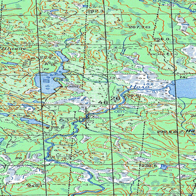 Avenza Systems Inc. Soviet Genshtab map - p36-015/016 - Russia digital map