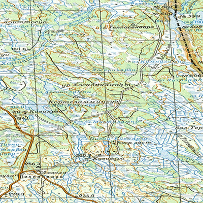 Avenza Systems Inc. Soviet Genshtab map - p36-027/028--(1986) - Russia digital map