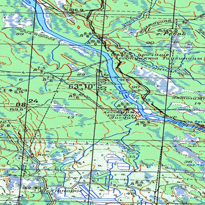 Avenza Systems Inc. Soviet Genshtab map - p36-035/036 - Russia digital map
