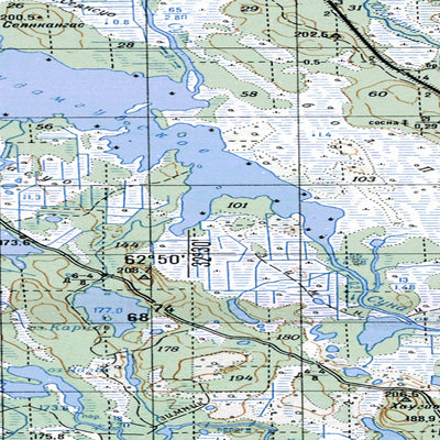 Avenza Systems Inc. Soviet Genshtab map - p36-041/042--(1985) - Russia digital map