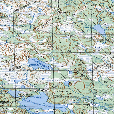 Avenza Systems Inc. Soviet Genshtab map - p36-041/042--(1985) - Russia digital map