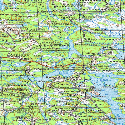 Avenza Systems Inc. Soviet Genshtab map - p36-049/050 - Russia digital map