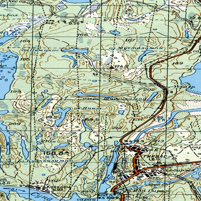 Avenza Systems Inc. Soviet Genshtab map - p36-055/056--(1992) - Russia digital map