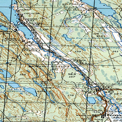 Avenza Systems Inc. Soviet Genshtab map - p36-059/060--(1992) - Russia digital map