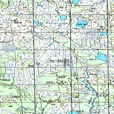 Avenza Systems Inc. Soviet Genshtab map - p36-077/078--(1983) - Russia digital map