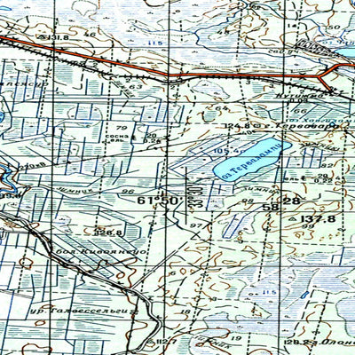 Avenza Systems Inc. Soviet Genshtab map - p36-079/080--(1989) - Russia digital map