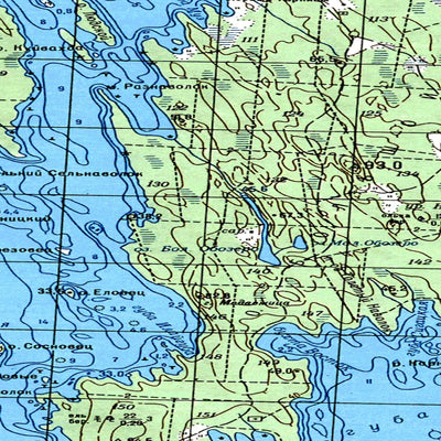 Avenza Systems Inc. Soviet Genshtab map - p36-083/084--(1989) - Russia digital map