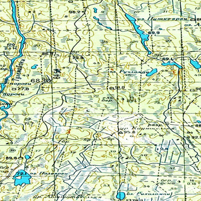 Avenza Systems Inc. Soviet Genshtab map - p36-089/090 - Russia digital map