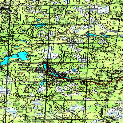 Avenza Systems Inc. Soviet Genshtab map - p36-093/094 - Russia digital map