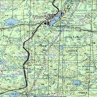 Avenza Systems Inc. Soviet Genshtab map - p36-105/106 - Russia digital map
