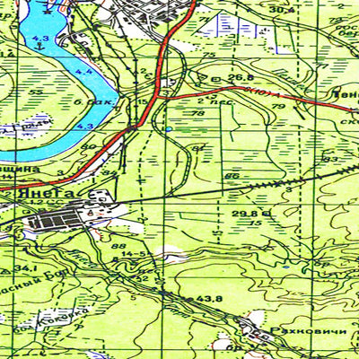 Avenza Systems Inc. Soviet Genshtab map - p36-115/116 - Russia digital map