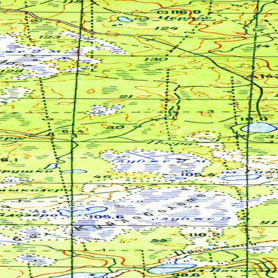 Avenza Systems Inc. Soviet Genshtab map - p36-117/118 - Russia digital map