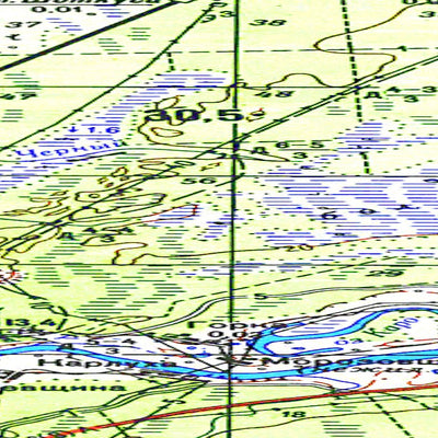Avenza Systems Inc. Soviet Genshtab map - p36-127/128 - Russia digital map