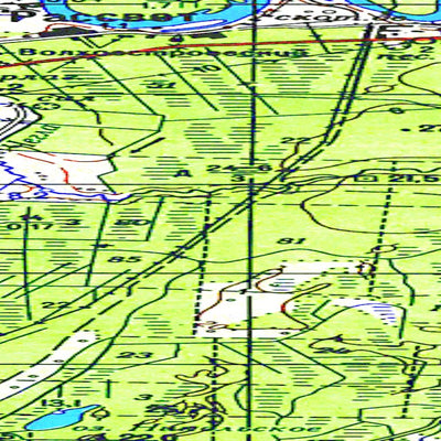 Avenza Systems Inc. Soviet Genshtab map - p36-127/128 - Russia digital map