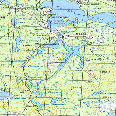 Avenza Systems Inc. Soviet Genshtab map - p36-131/132 - Russia digital map
