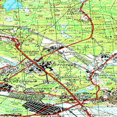 Avenza Systems Inc. Soviet Genshtab map - p36-133/134 - Russia digital map