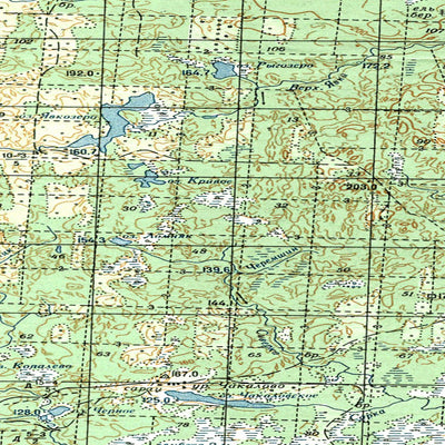 Avenza Systems Inc. Soviet Genshtab map - p36-141/142 - Russia digital map