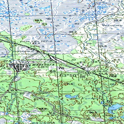 Avenza Systems Inc. Soviet Genshtab map - p37-001/002 - Russia digital map