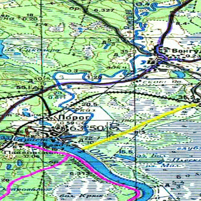 Avenza Systems Inc. Soviet Genshtab map - p37-005/006 - Russia digital map