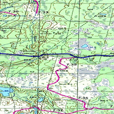 Avenza Systems Inc. Soviet Genshtab map - p37-019/020 - Russia digital map