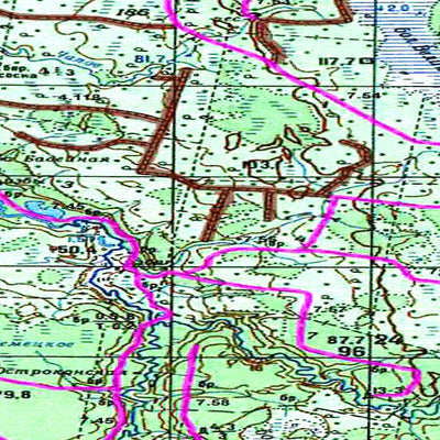 Avenza Systems Inc. Soviet Genshtab map - p37-031/032 - Russia digital map