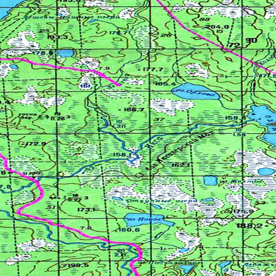 Avenza Systems Inc. Soviet Genshtab map - p37-041/042 - Russia digital map