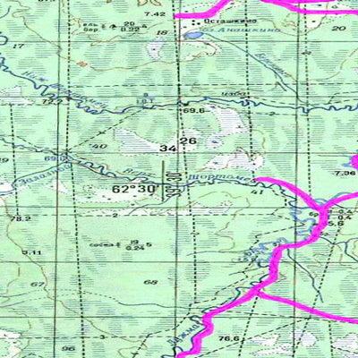 Avenza Systems Inc. Soviet Genshtab map - p37-055/056 - Russia digital map