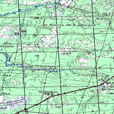 Avenza Systems Inc. Soviet Genshtab map - p37-085/086 - Russia digital map