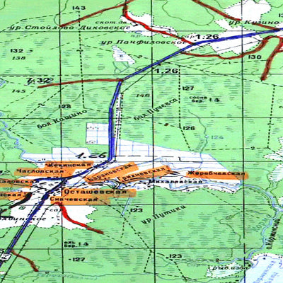 Avenza Systems Inc. Soviet Genshtab map - p37-089/090 - Russia digital map