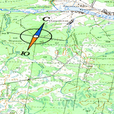 Avenza Systems Inc. Soviet Genshtab map - p37-095/096 - Russia digital map