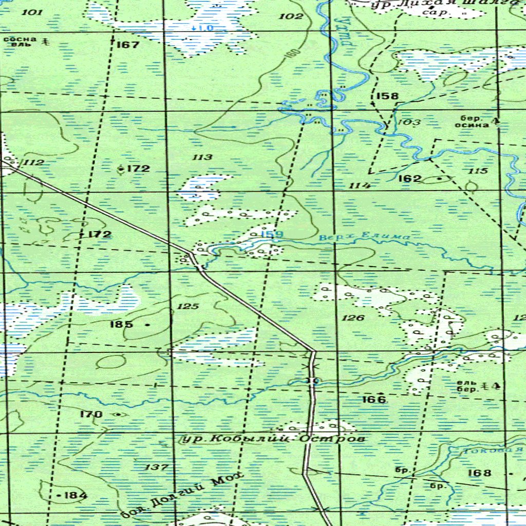 Soviet Genshtab Map - p37-101/102 - Russia by Avenza Systems Inc ...