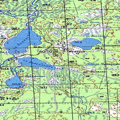 Avenza Systems Inc. Soviet Genshtab map - p37-133/134--(1968) - Russia digital map
