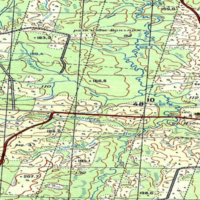 Avenza Systems Inc. Soviet Genshtab map - p38-023/024--(1984) - Russia digital map
