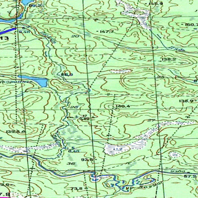 Avenza Systems Inc. Soviet Genshtab map - p38-027/028 - Russia digital map