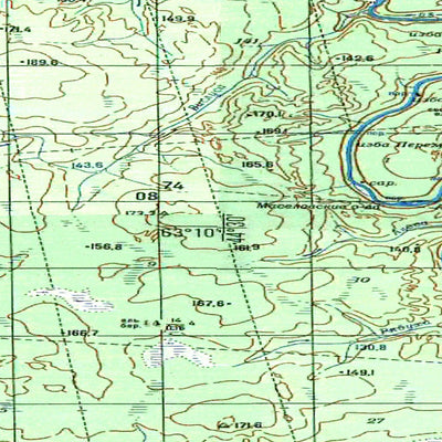 Avenza Systems Inc. Soviet Genshtab map - p38-029/030 - Russia digital map