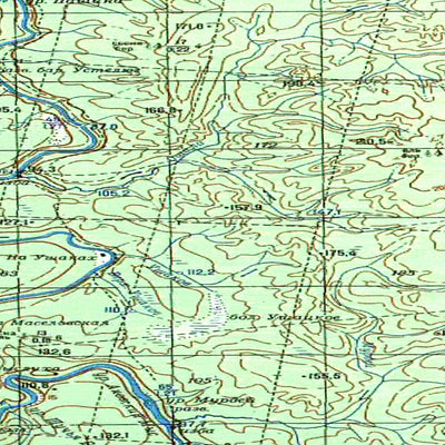 Avenza Systems Inc. Soviet Genshtab map - p38-029/030 - Russia digital map