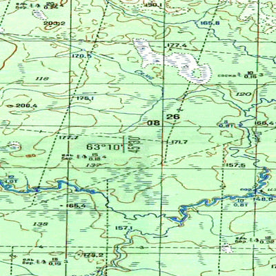 Avenza Systems Inc. Soviet Genshtab map - p38-031/032 - Russia digital map