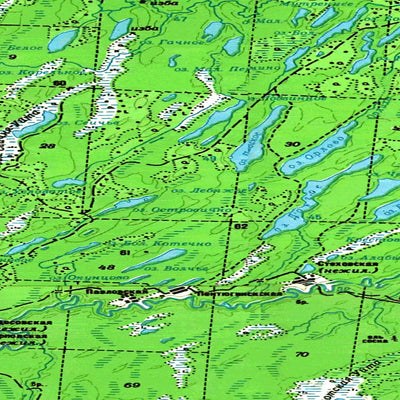 Avenza Systems Inc. Soviet Genshtab map - p38-049/050 - Russia digital map
