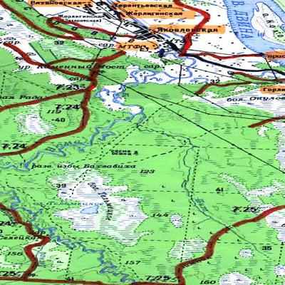 Avenza Systems Inc. Soviet Genshtab map - p38-051/052 - Russia digital map