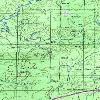 Avenza Systems Inc. Soviet Genshtab map - p38-055/056 - Russia digital map