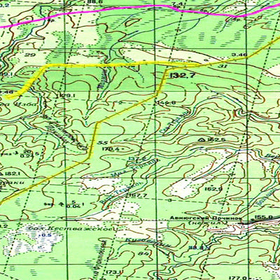 Avenza Systems Inc. Soviet Genshtab map - p38-077/078 - Russia digital map