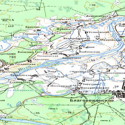 Avenza Systems Inc. Soviet Genshtab map - p38-085/086 - Russia digital map