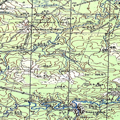 Avenza Systems Inc. Soviet Genshtab map - p38-091/092--(1984) - Russia digital map