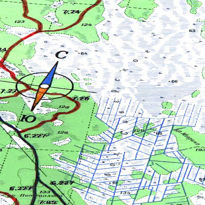 Avenza Systems Inc. Soviet Genshtab map - p38-093/094 - Russia digital map