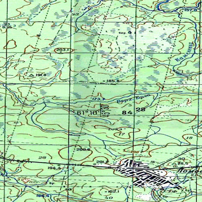 Avenza Systems Inc. Soviet Genshtab map - p38-103/104 - Russia digital map