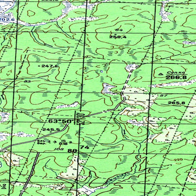 Avenza Systems Inc. Soviet Genshtab map - p39-009/010--(1989) - Russia digital map
