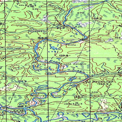 Avenza Systems Inc. Soviet Genshtab map - p39-017/018--(1988) - Russia digital map