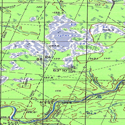 Avenza Systems Inc. Soviet Genshtab map - p39-031/032--(1989) - Russia digital map